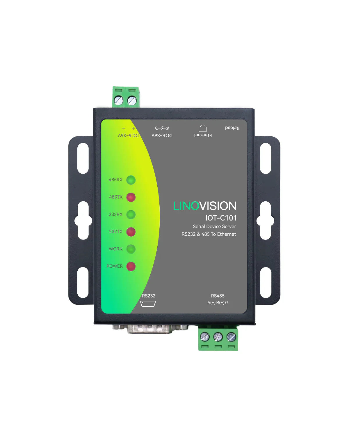 خادم الأجهزة التسلسلية الصناعية لتحويل RS232 Modbus وRS485 إلى إيثرنت