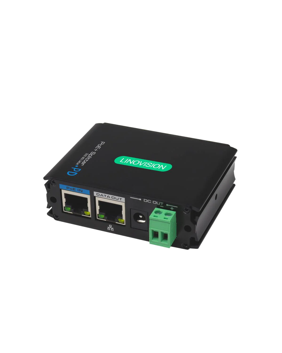 موزع جيجابت +POE صناعي بمخرج DC12V/DC24V/POE 24V